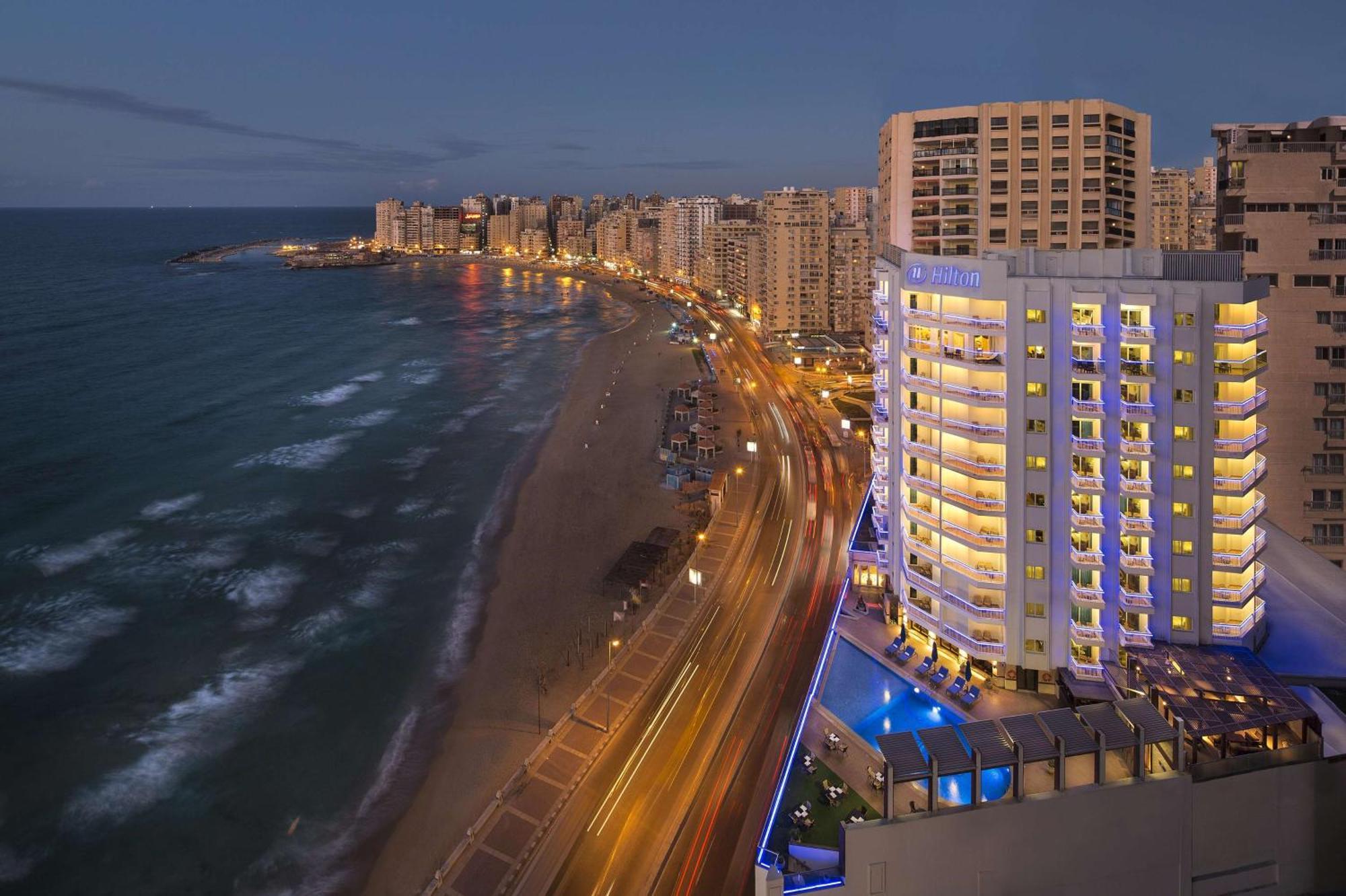 Hilton Alexandria Corniche Hotel Extérieur photo The beachfront of Alexandria